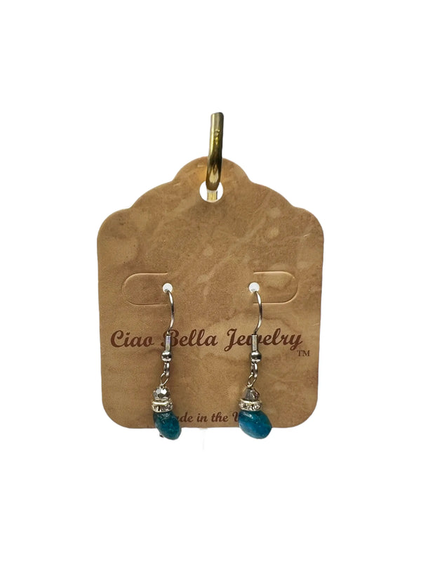 Colorful Gemstone Drop Earrings