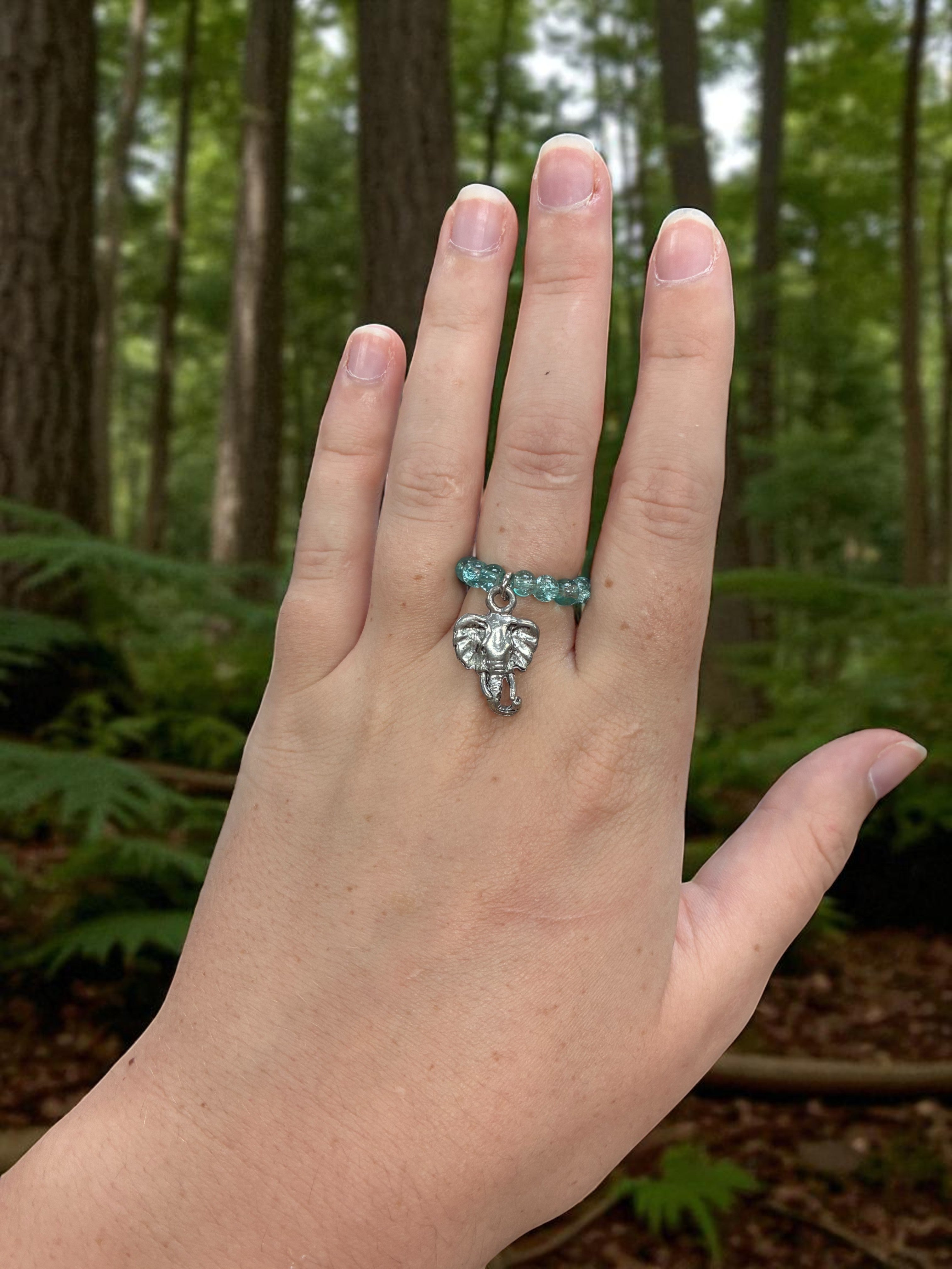 Beaded Stretch Rings with Charms: Handmade Jewelry for Every Style
