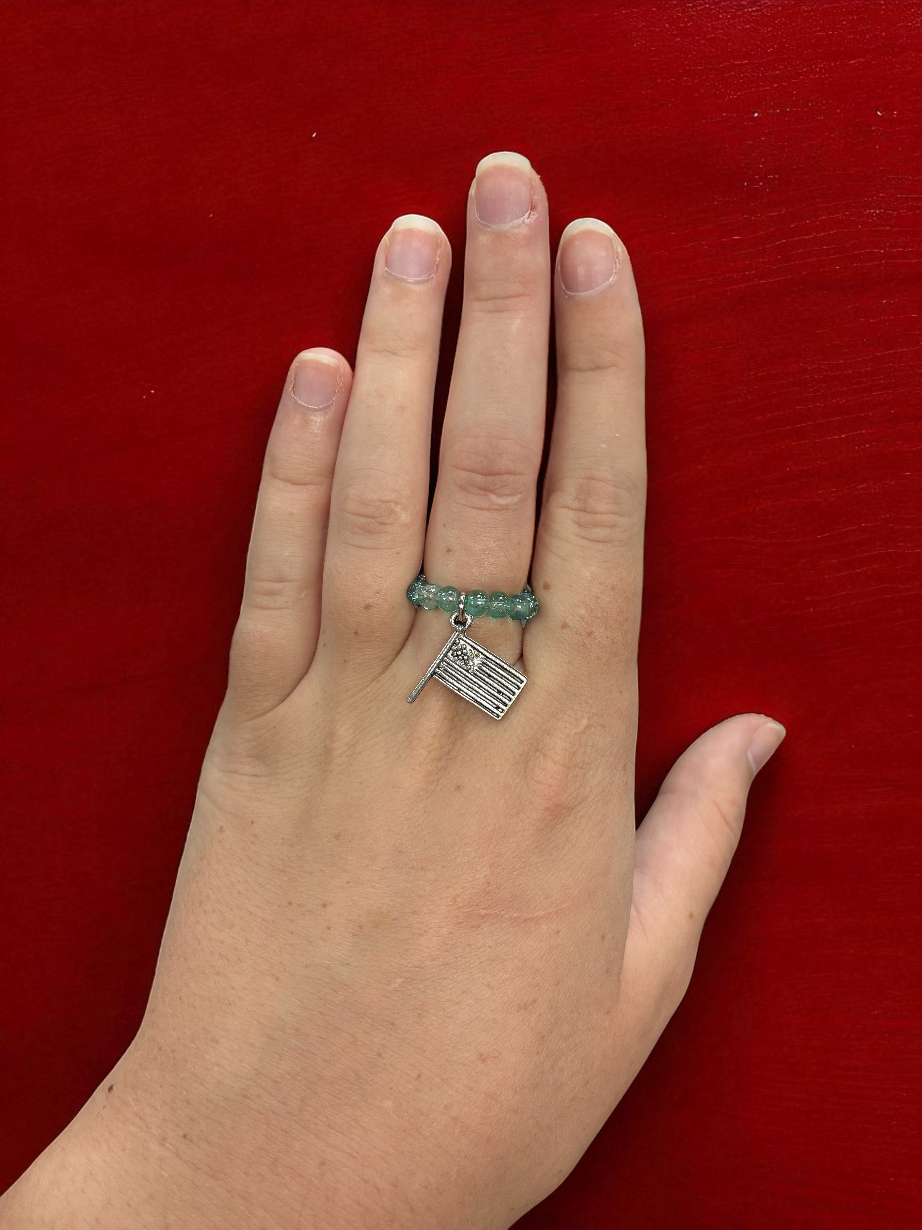 Beaded Stretch Rings with Charms: Handmade Jewelry for Every Style