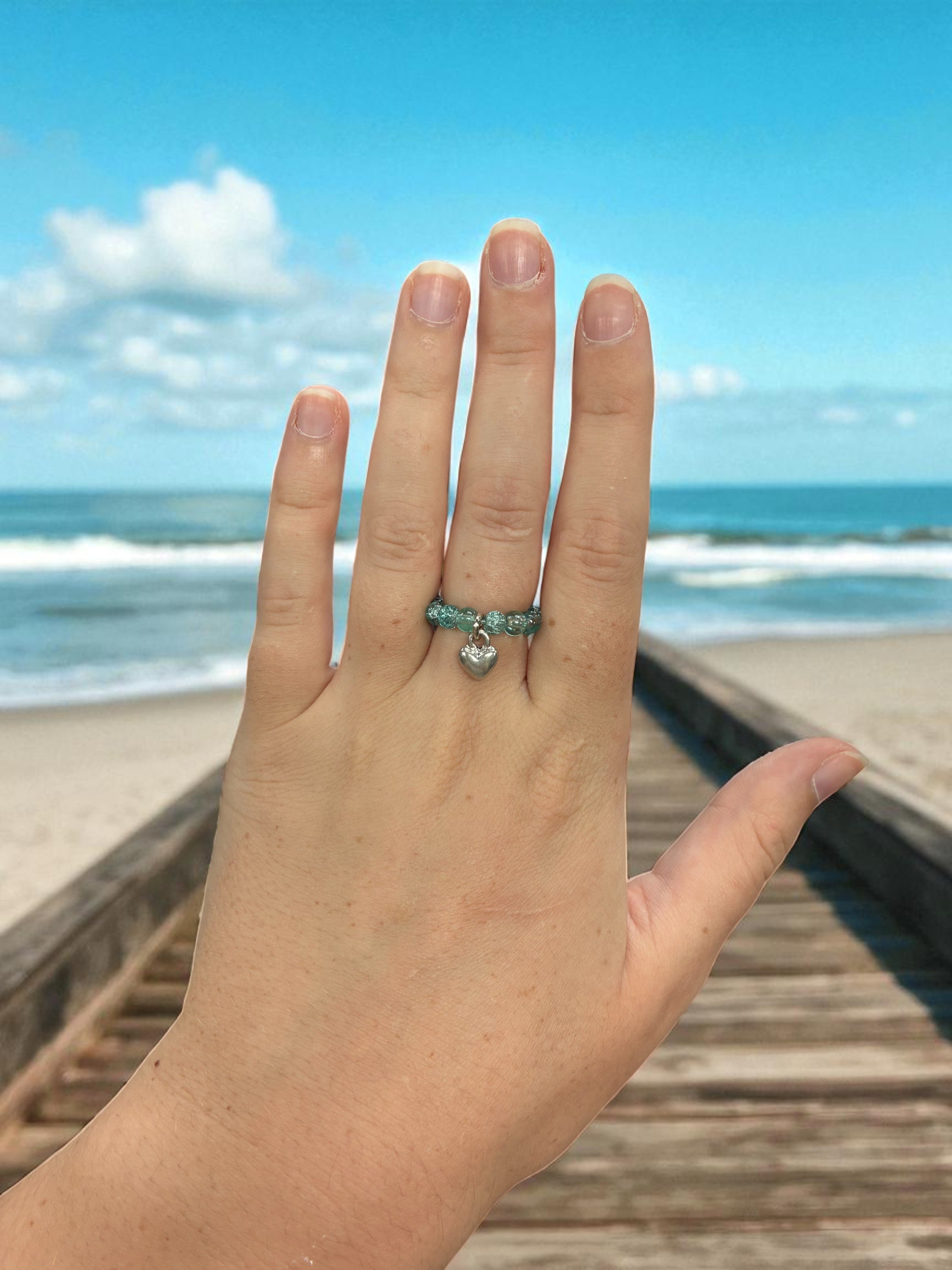 Beaded Stretch Rings with Charms: Handmade Jewelry for Every Style