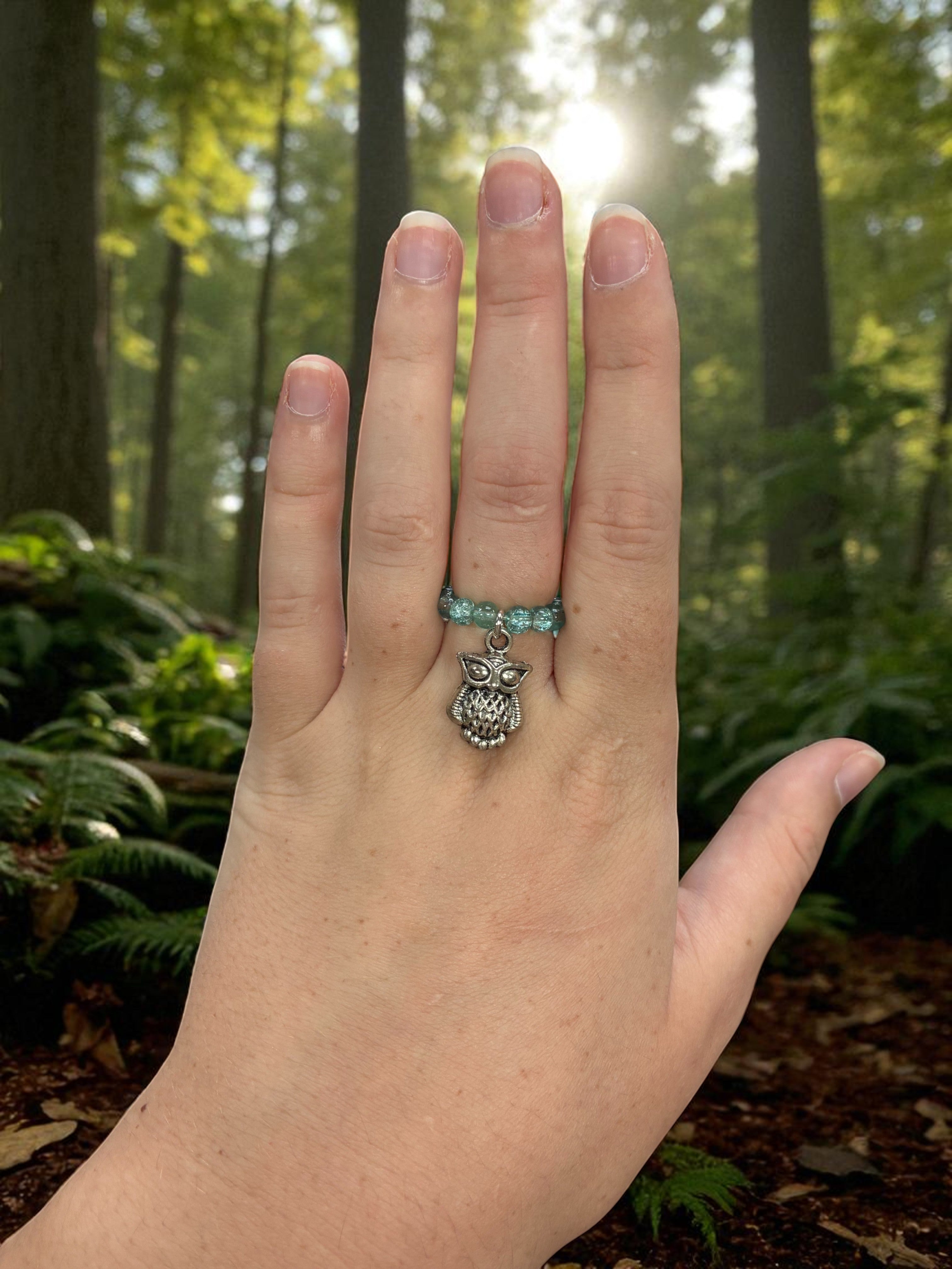 Beaded Stretch Rings with Charms: Handmade Jewelry for Every Style