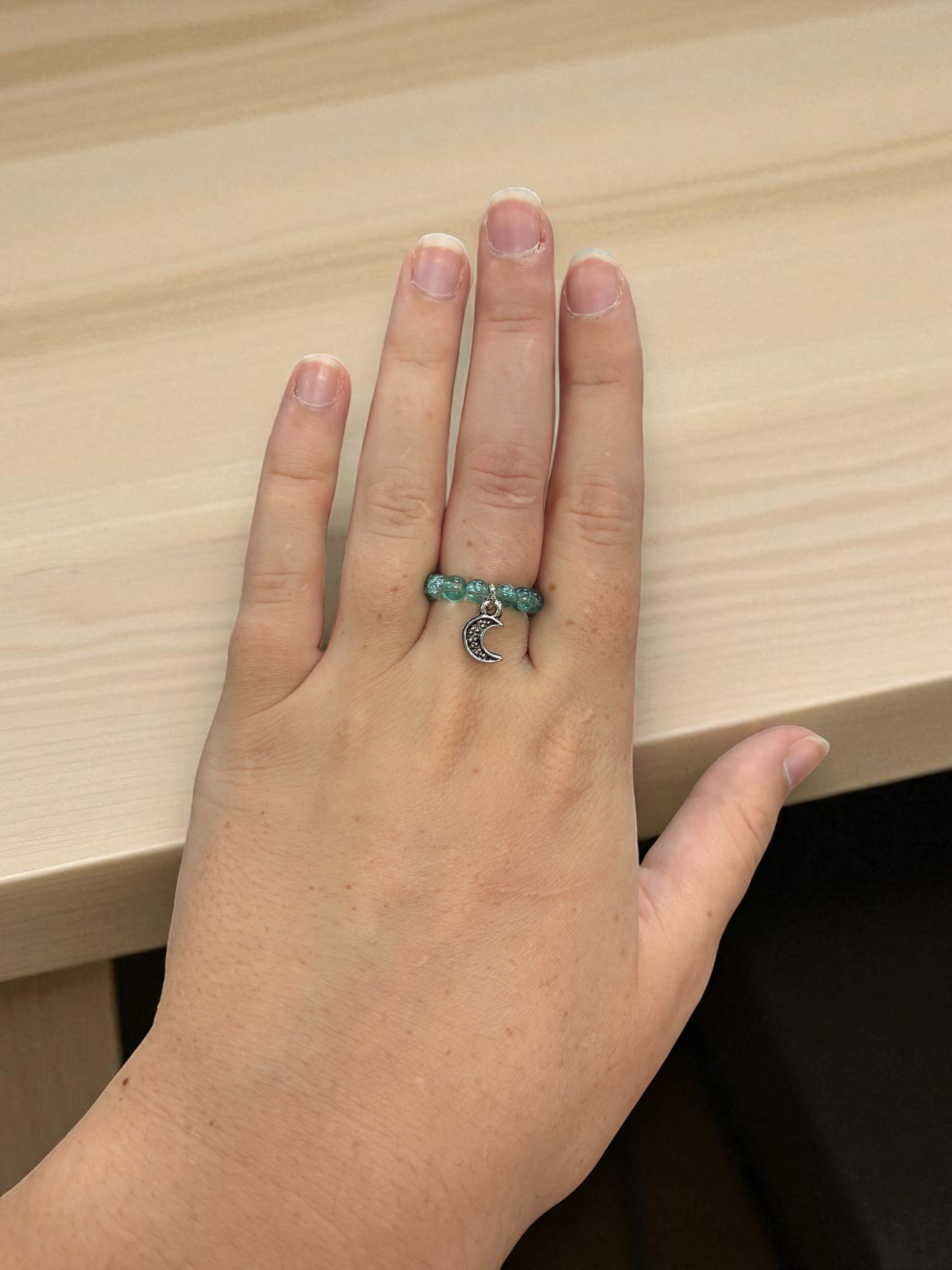 Beaded Stretch Rings with Charms: Handmade Jewelry for Every Style