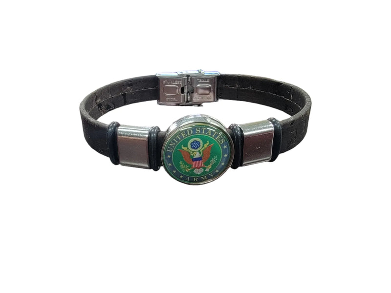 Army Seal Cork Bracelet | A Patriotic and Stylish Accessory