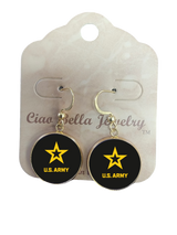 Officially Licensed  Army Earrings - A Proud Symbol of Service and Sacrifice
