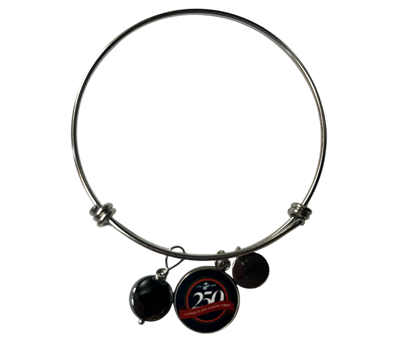 Officially Licensed Military Bangle Bracelet – 250th Anniversary Collection (Army, Navy, Marine)