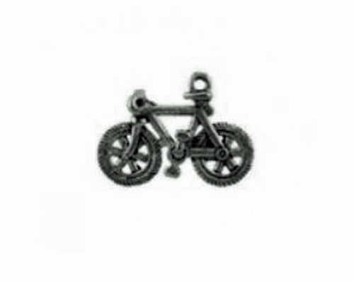 Silver Pewter Bicycle Charm - Perfect for Cycling Enthusiasts