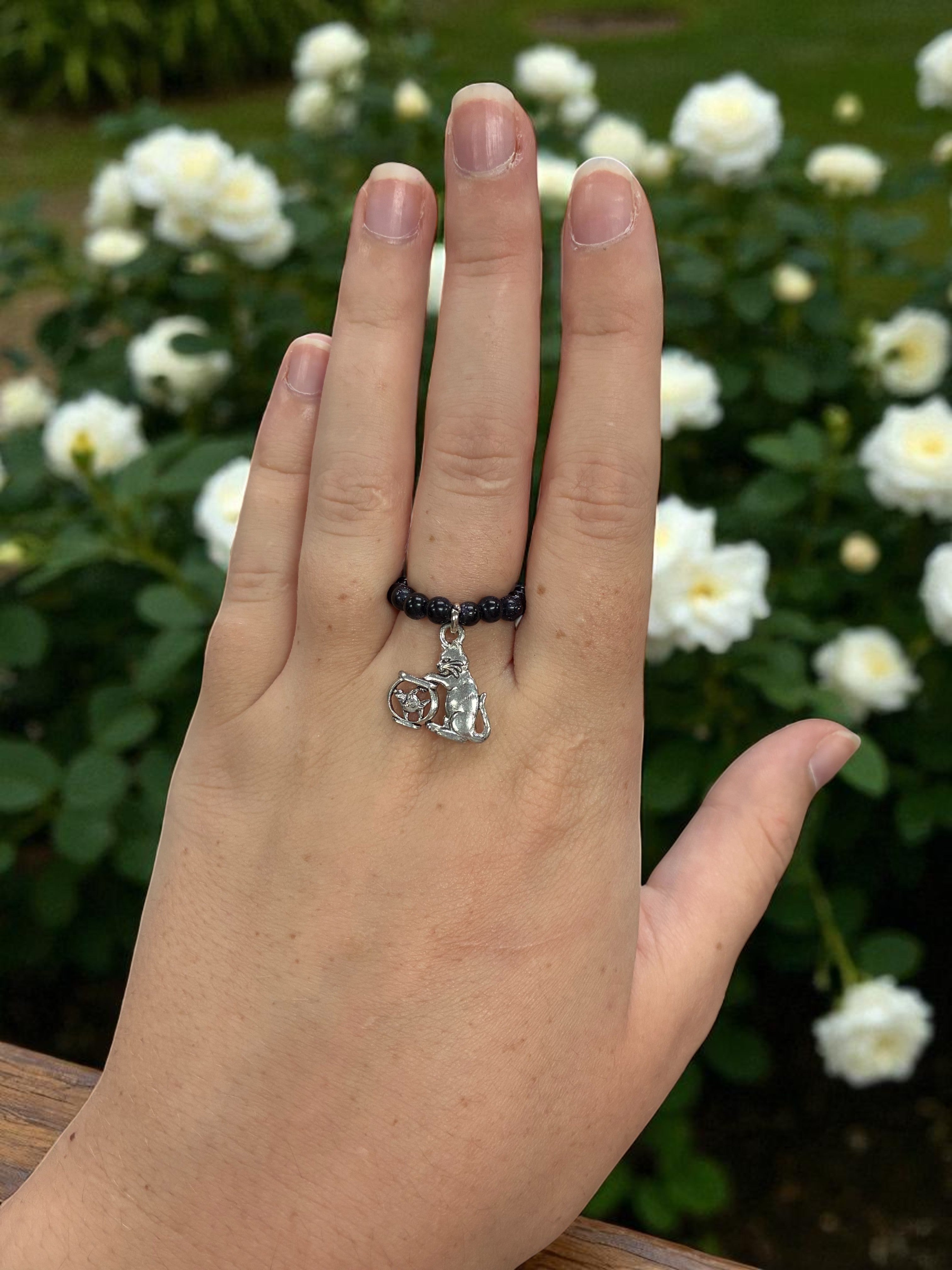 Beaded Stretch Rings with Charms: Handmade Jewelry for Every Style