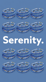 Michelle Marie's Elegant Blue Stacking Bracelet Jewelry