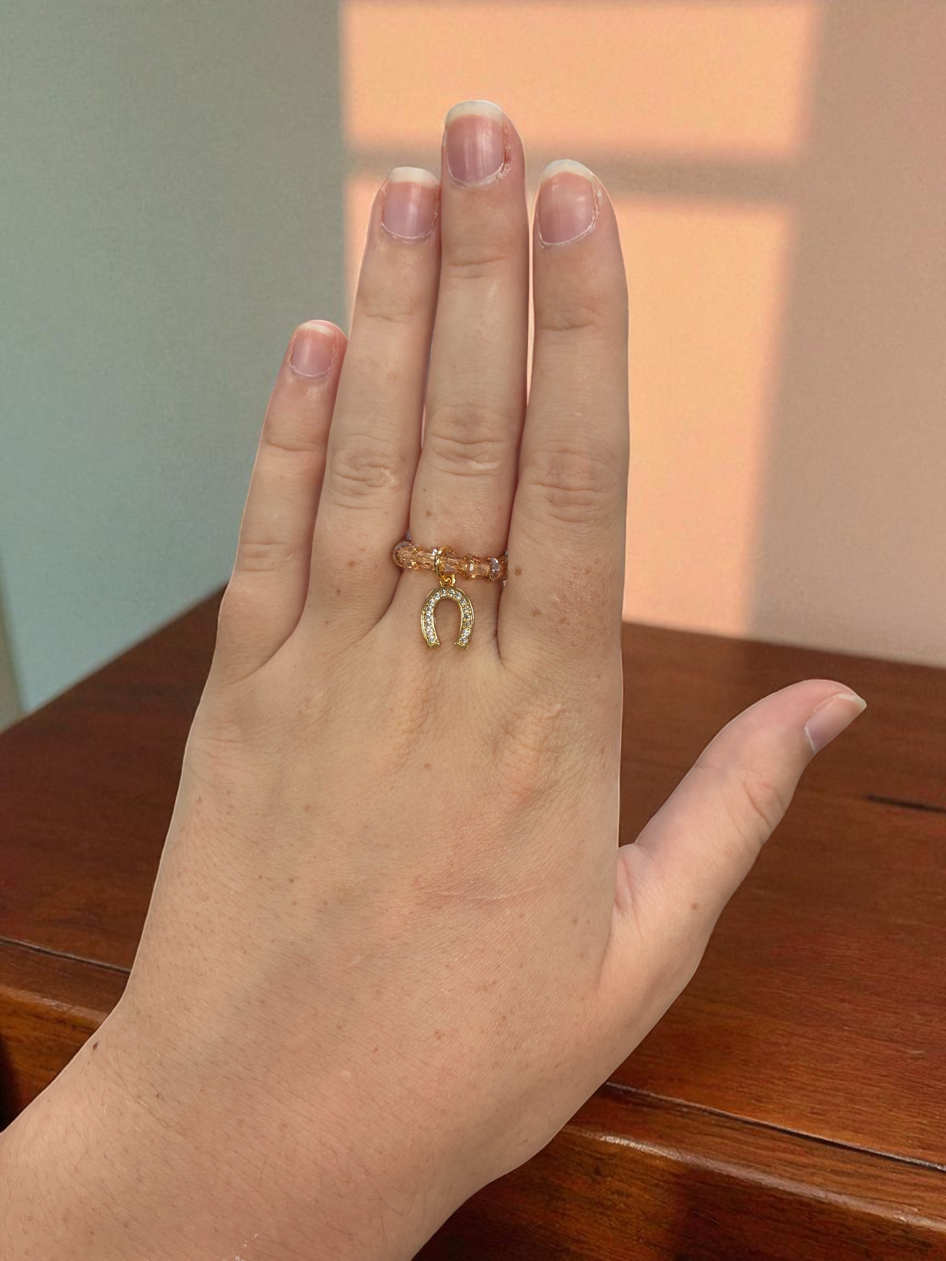 Beaded Stretch Rings with Charms: Handmade Jewelry for Every Style