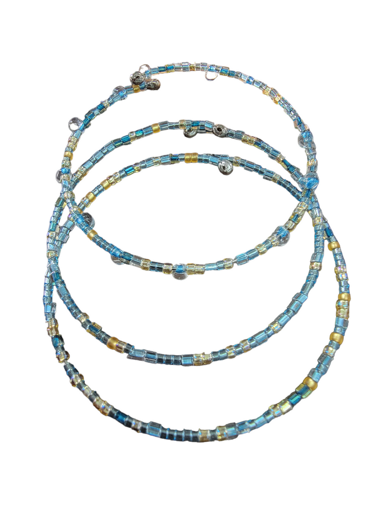 Beaded Minimalist Wire Bracelets