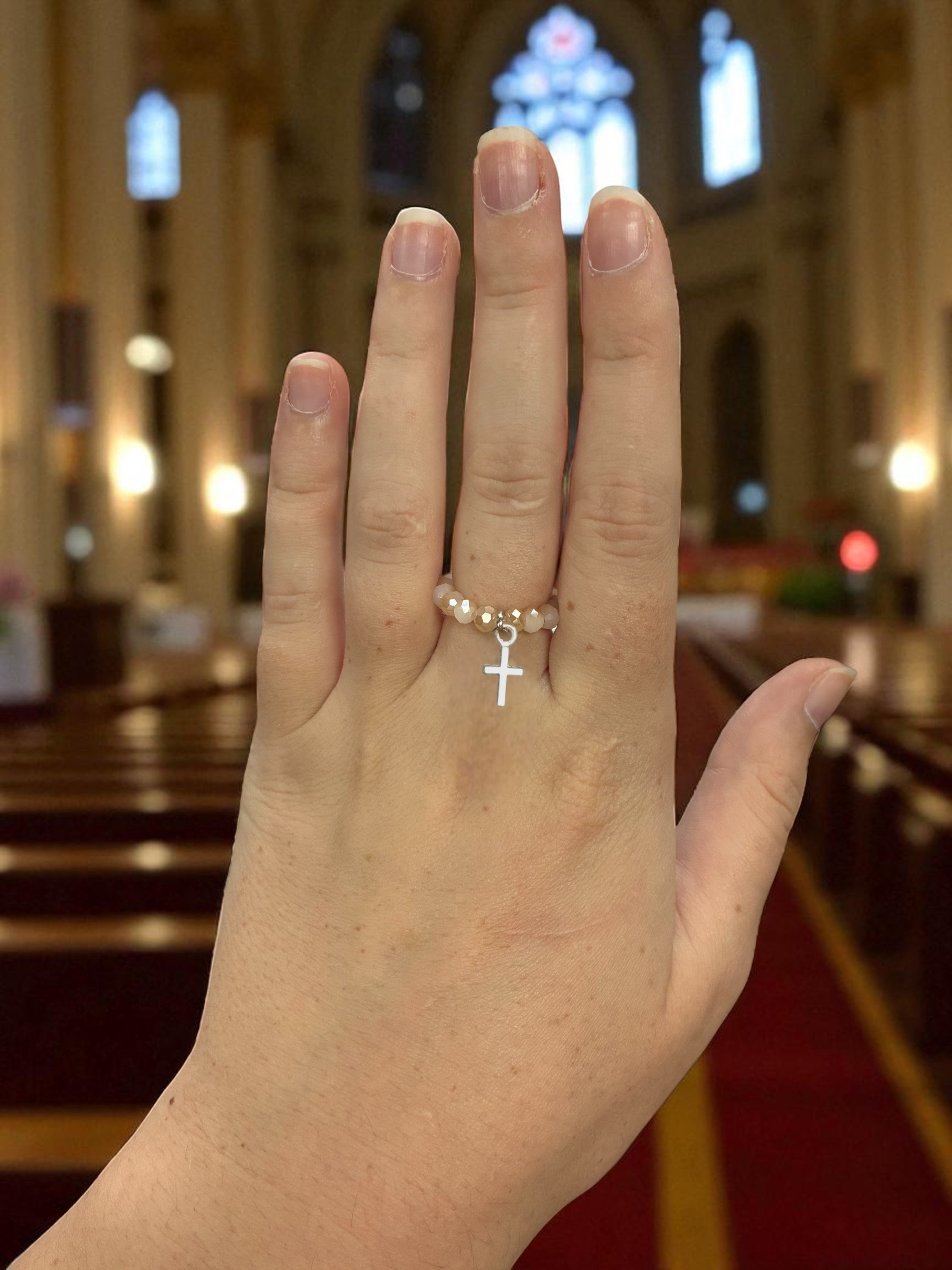 Beaded Stretch Rings with Charms: Handmade Jewelry for Every Style