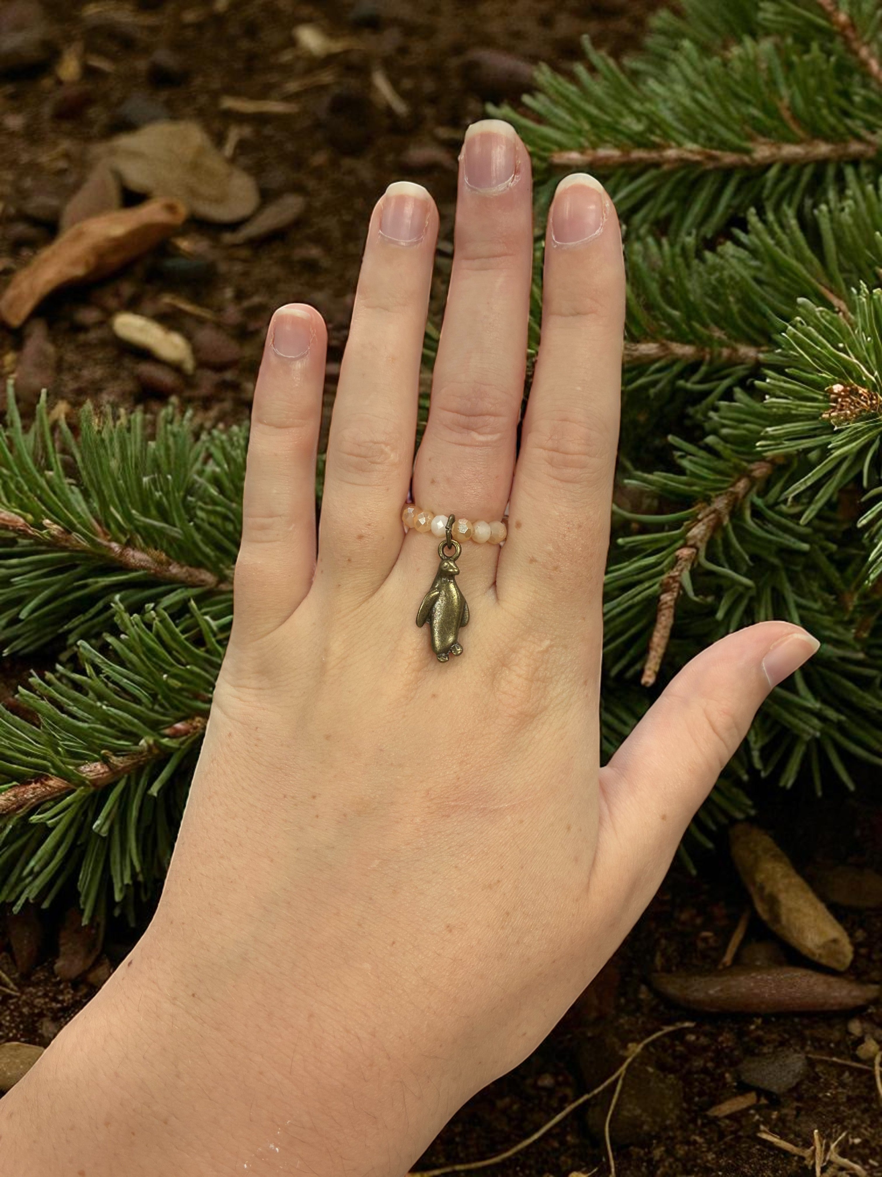 Beaded Stretch Rings with Charms: Handmade Jewelry for Every Style