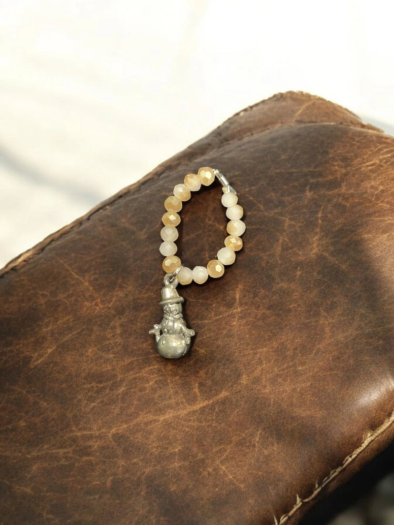 Beaded Stretch Rings with Charms: Handmade Jewelry for Every Style