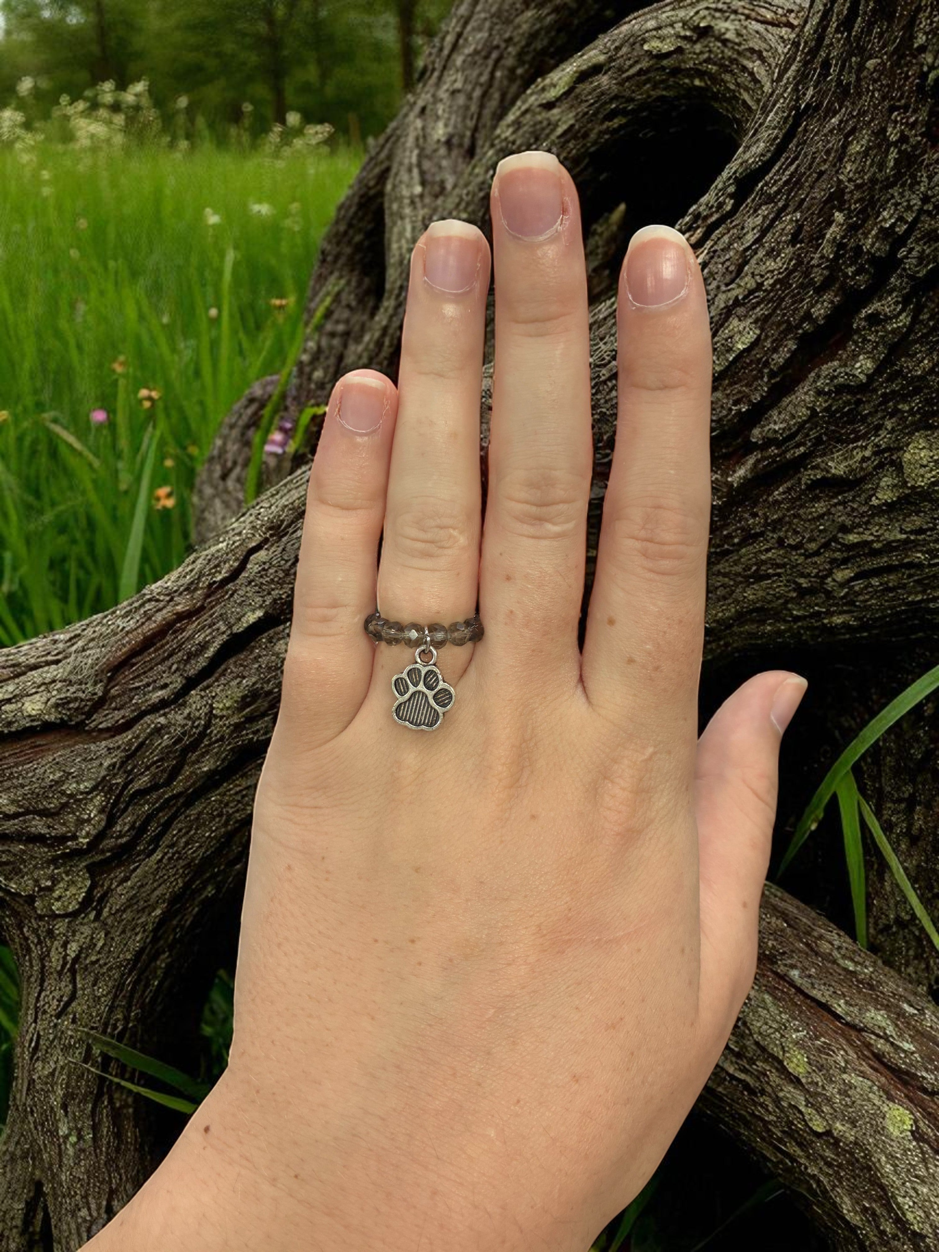 Beaded Stretch Rings with Charms: Handmade Jewelry for Every Style