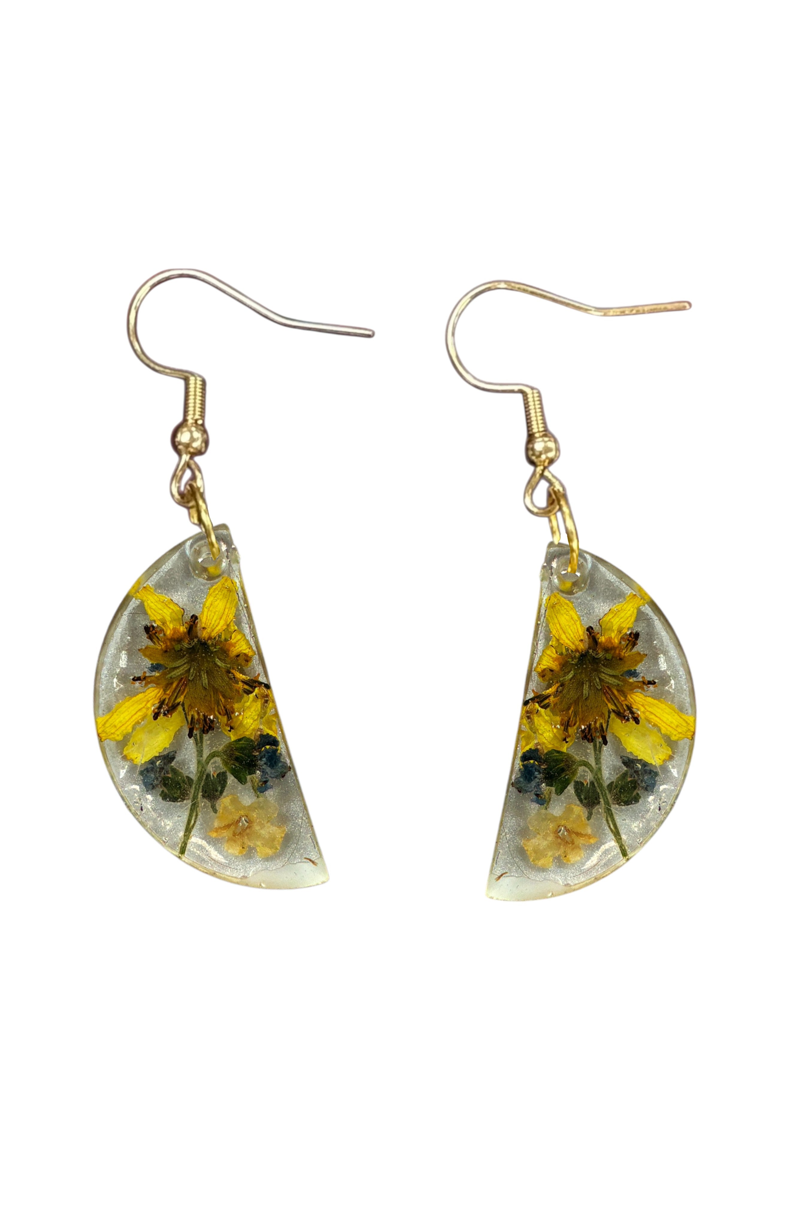 Eternal Bloom Drop Resin Earrings