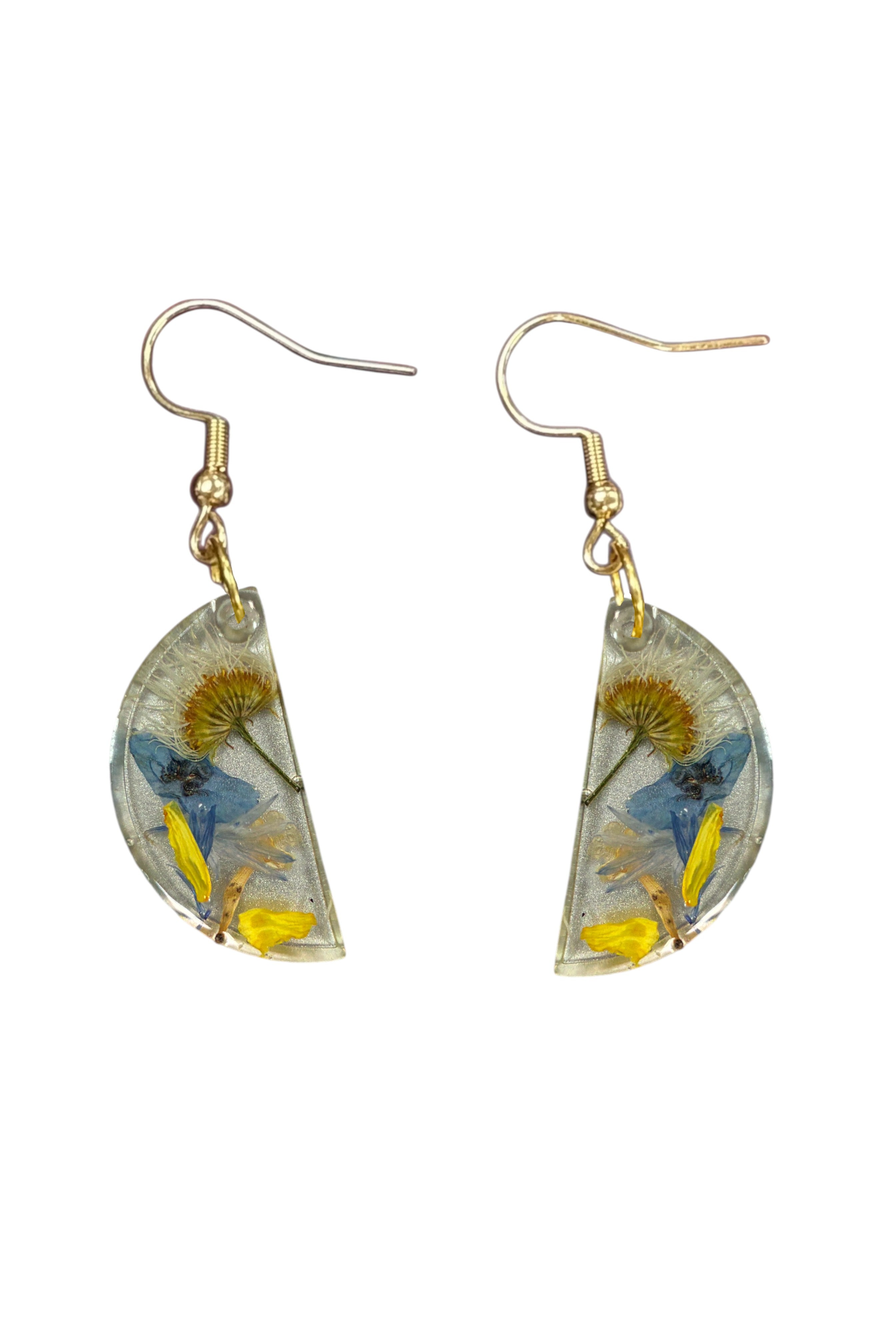 Eternal Bloom Drop Resin Earrings