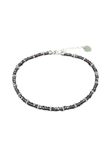 Sparkling Crystal Anklet with Sterling Silver Chain | A Touch of Summer Elegance