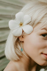 Elegant Gemstone & Gold Long Drop Earrings | Michelle Marie Boutique