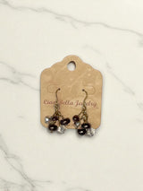 Handmade Gemstone Cluster Earrings, Dangle Earrings, Unique Jewelry Gifts