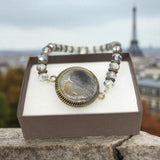 Go Gray Crystal Cancer Awareness Bracelet
