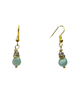 Aqua Amazonite Gemstone Earrings