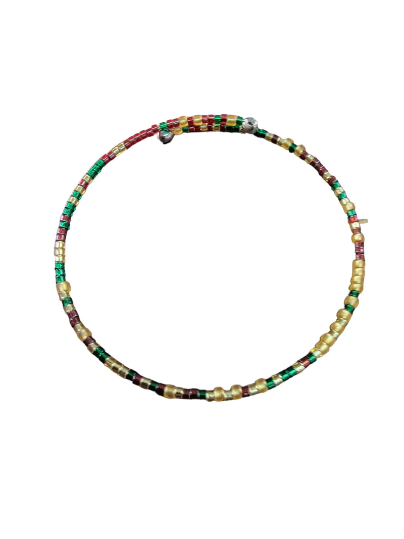 Beaded Minimalist Wire Bracelets