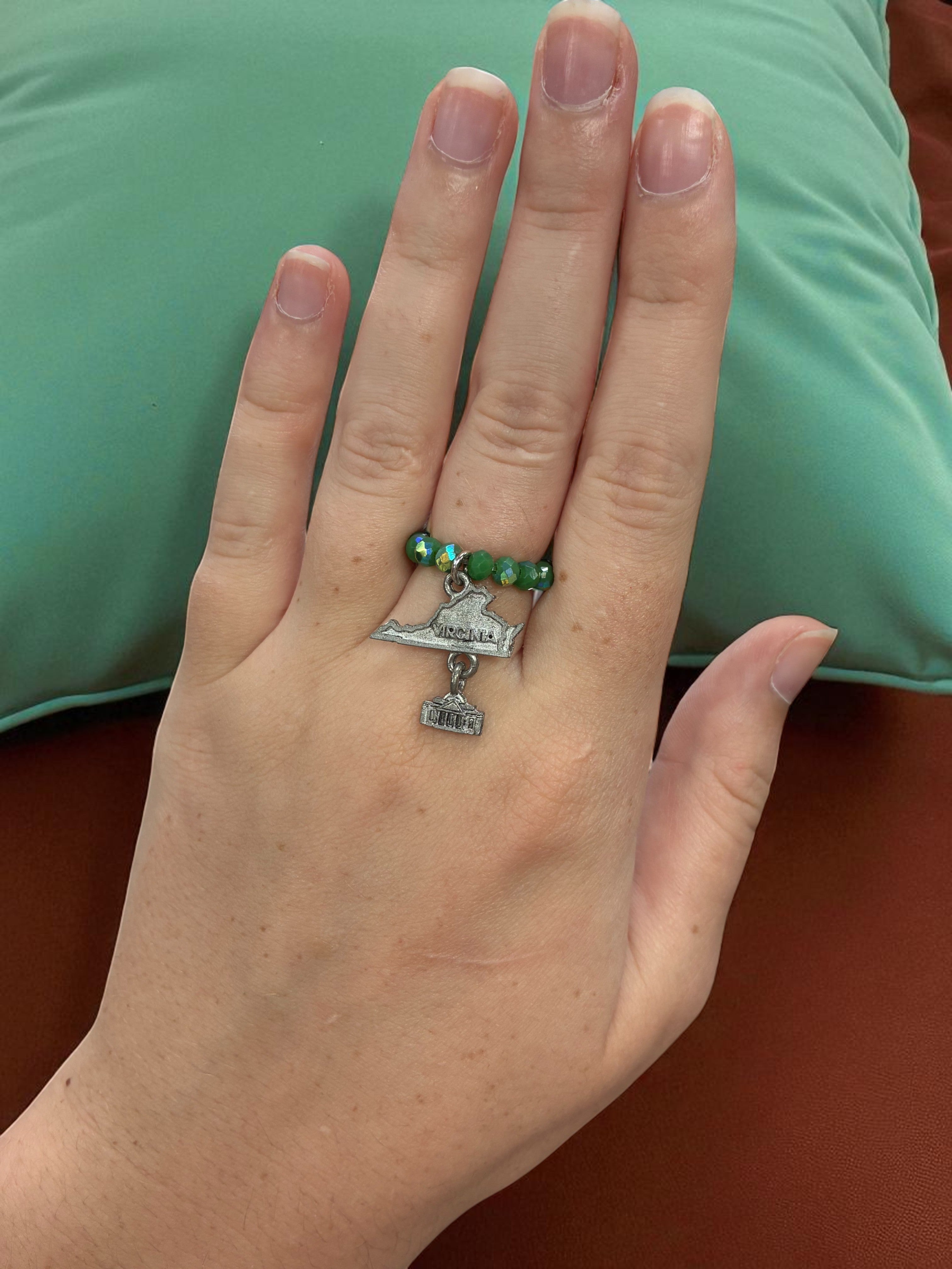 Beaded Stretch Rings with Charms: Handmade Jewelry for Every Style