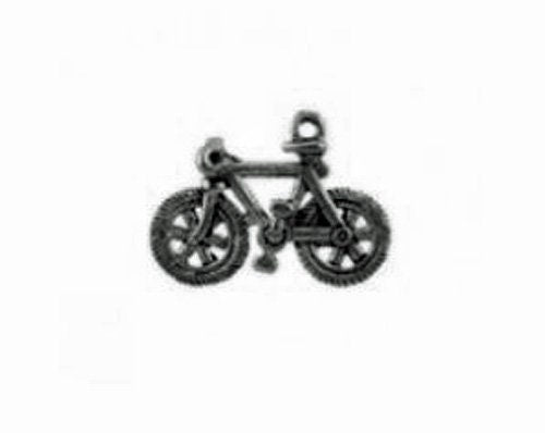 Bicycle Charm - Bike Charm - 3D Pewter Charm - Biking Charm - Necklace Pendant Charm - Biker Charm - Bicyclist Charm - Bike Race Charm