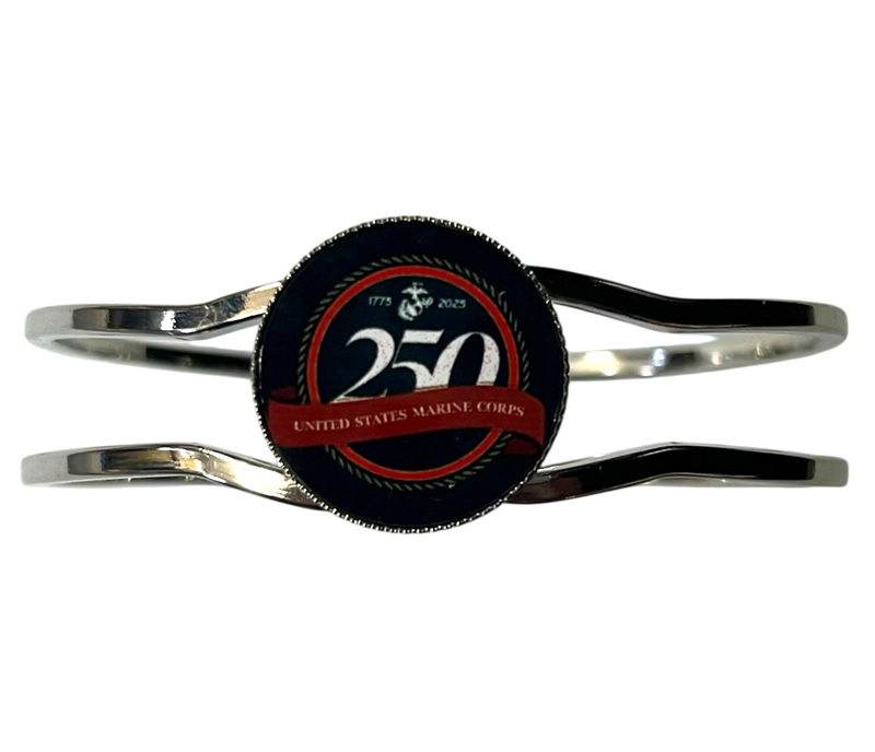 Officially Licensed Military Industrial Cuff – 250th Anniversary Collection (Army, Navy, Marine)