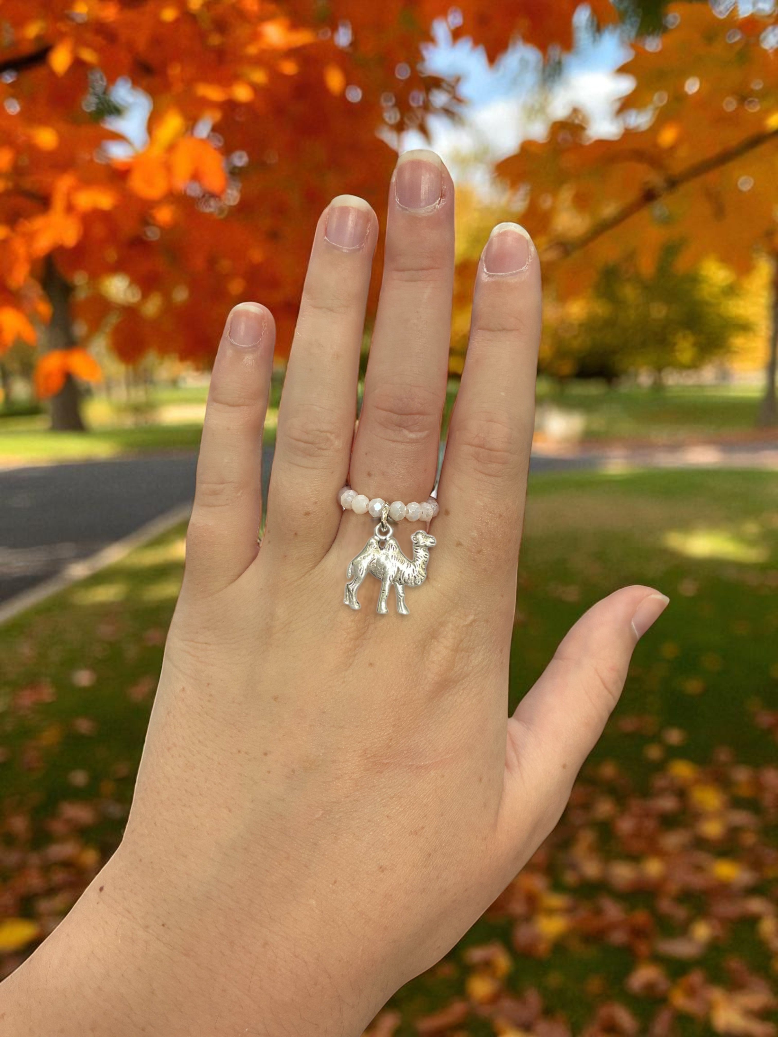 Beaded Stretch Rings with Charms: Handmade Jewelry for Every Style