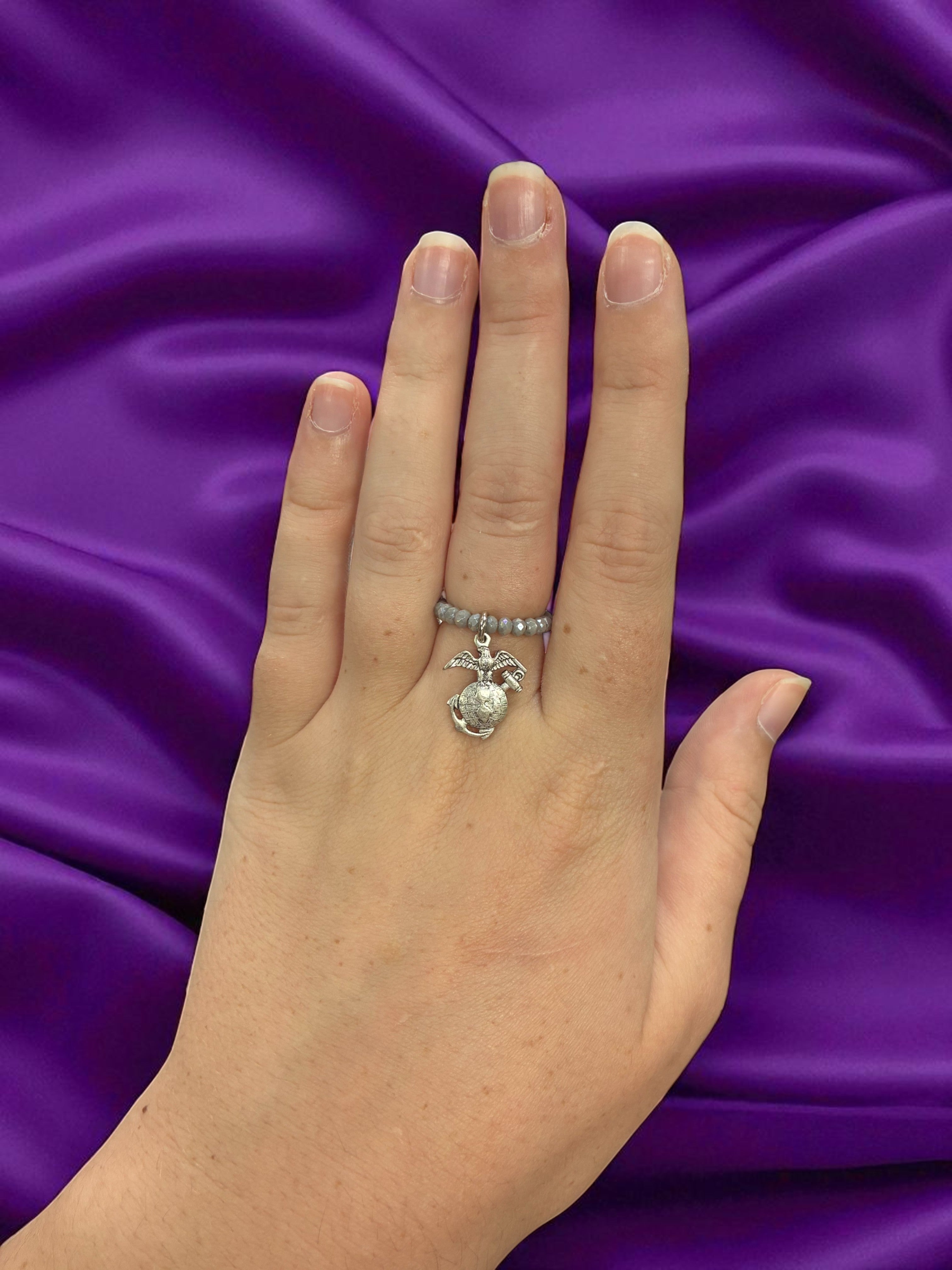 Beaded Stretch Rings with Charms: Handmade Jewelry for Every Style