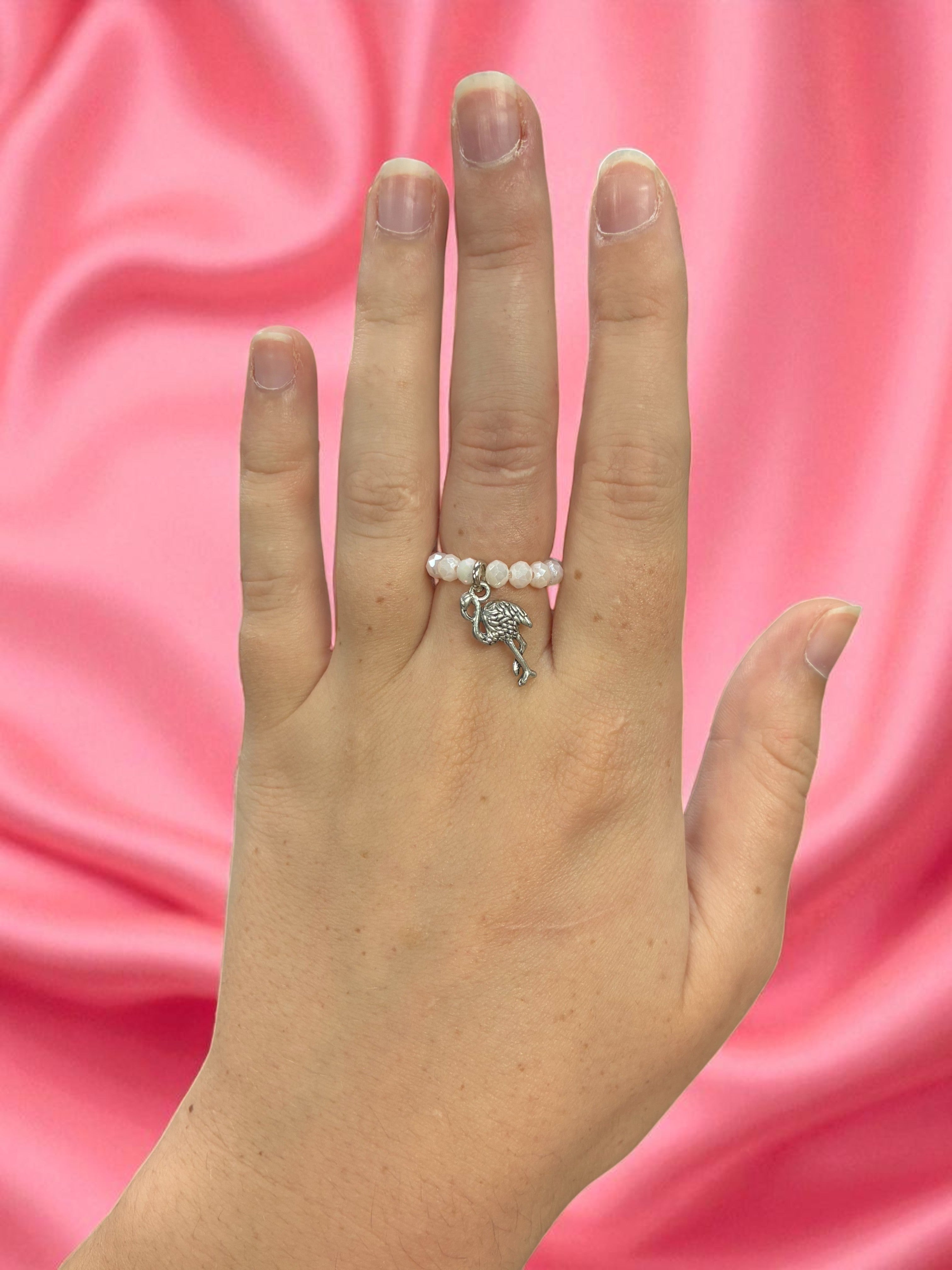 Beaded Stretch Rings with Charms: Handmade Jewelry for Every Style