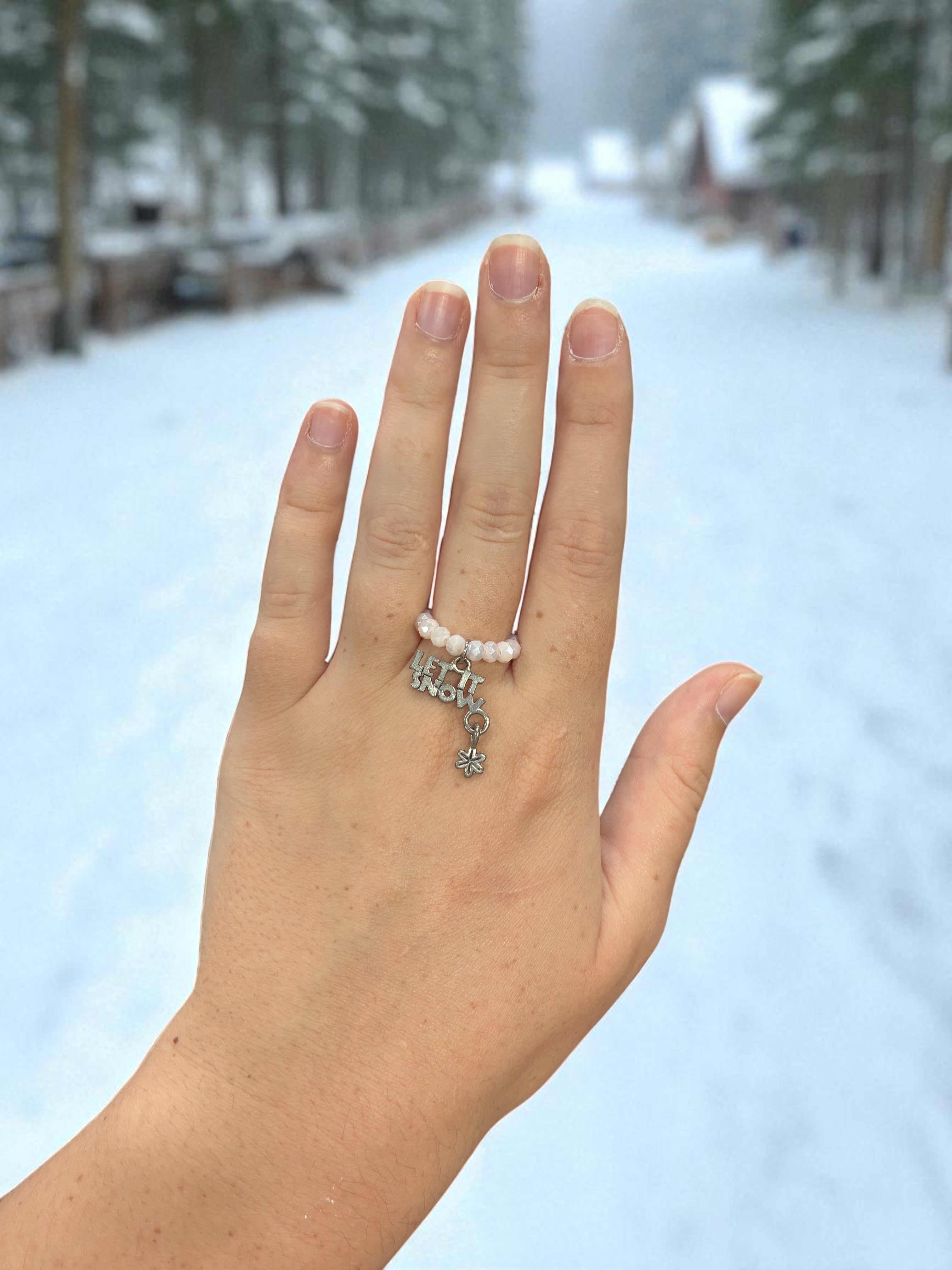 Beaded Stretch Rings with Charms: Handmade Jewelry for Every Style