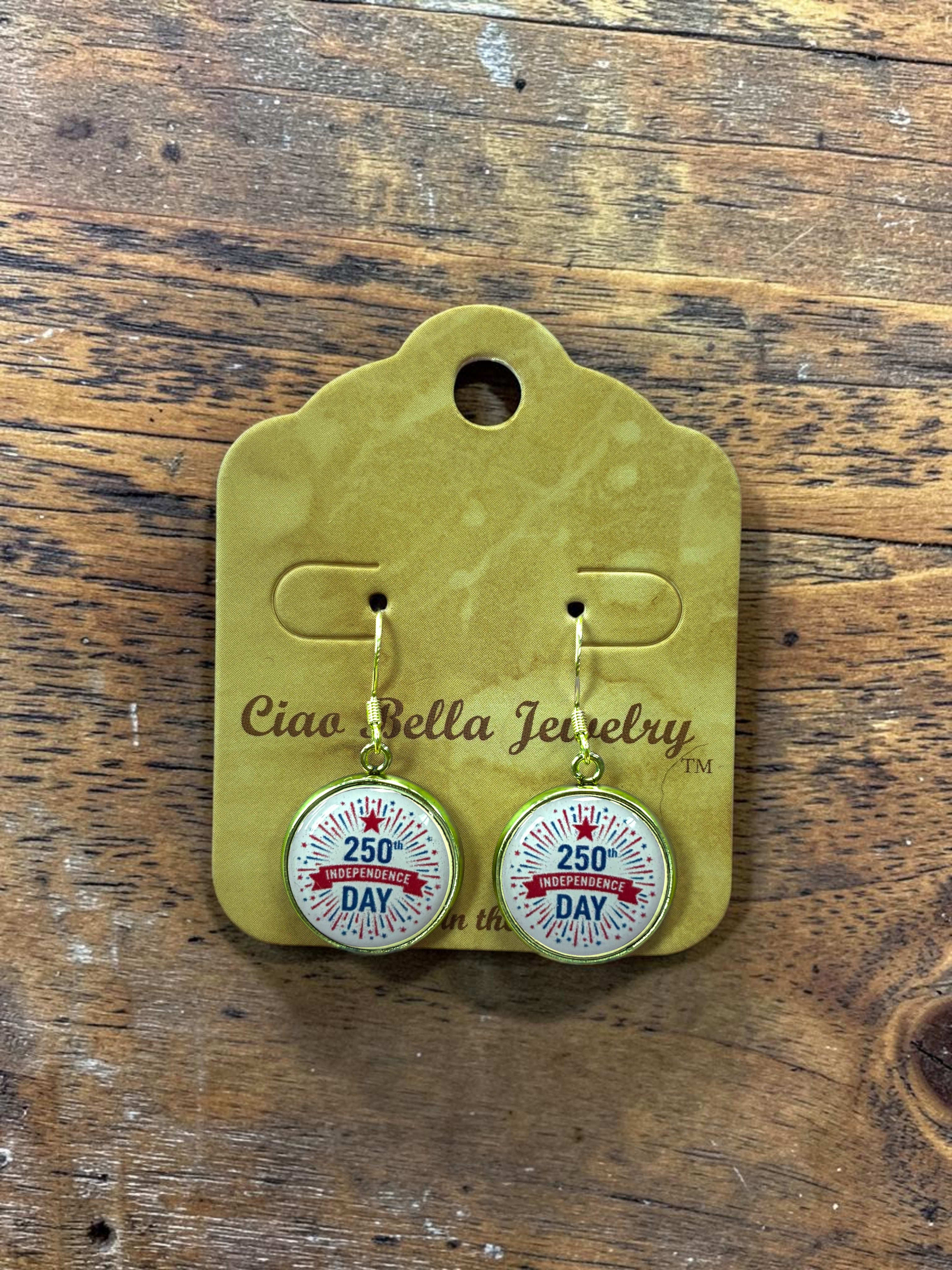 Michelle Marie's Limited Edition 250th Independence Day Earrings