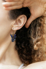 Handmade Gemstone Cluster Earrings, Dangle Earrings, Unique Jewelry Gifts