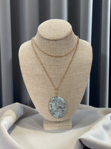 Lotus Jasper Heart Necklace | A Symbol of Love and Purity