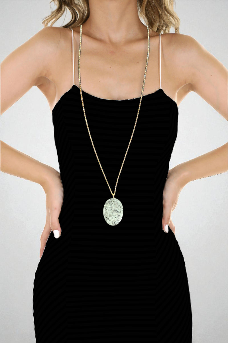 Lotus Jasper Pendant Necklace | A Symbol of Love and Purity
