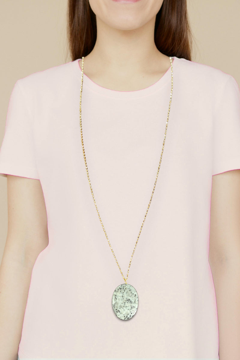 Lotus Jasper Heart Necklace | A Symbol of Love and Purity