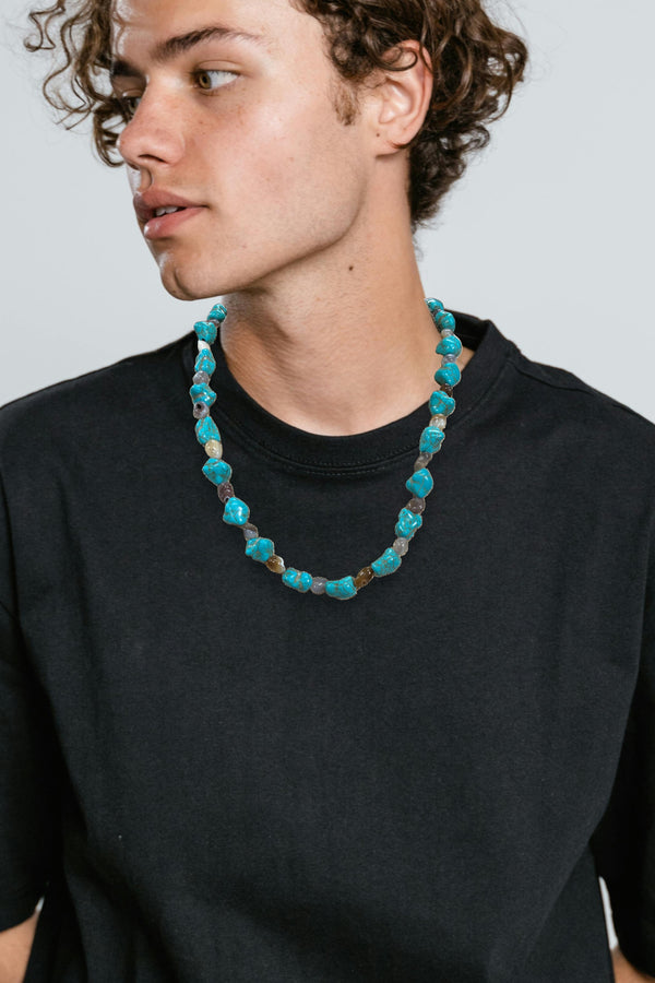 Men's Turquoise Necklace - Unique & Stylish | Southwestern Inspired Jewelry for Men