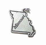 Missouri State Pewter Charm