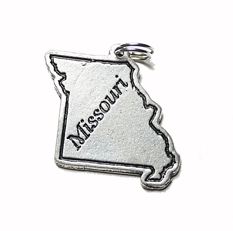 Missouri State Pewter Charm
