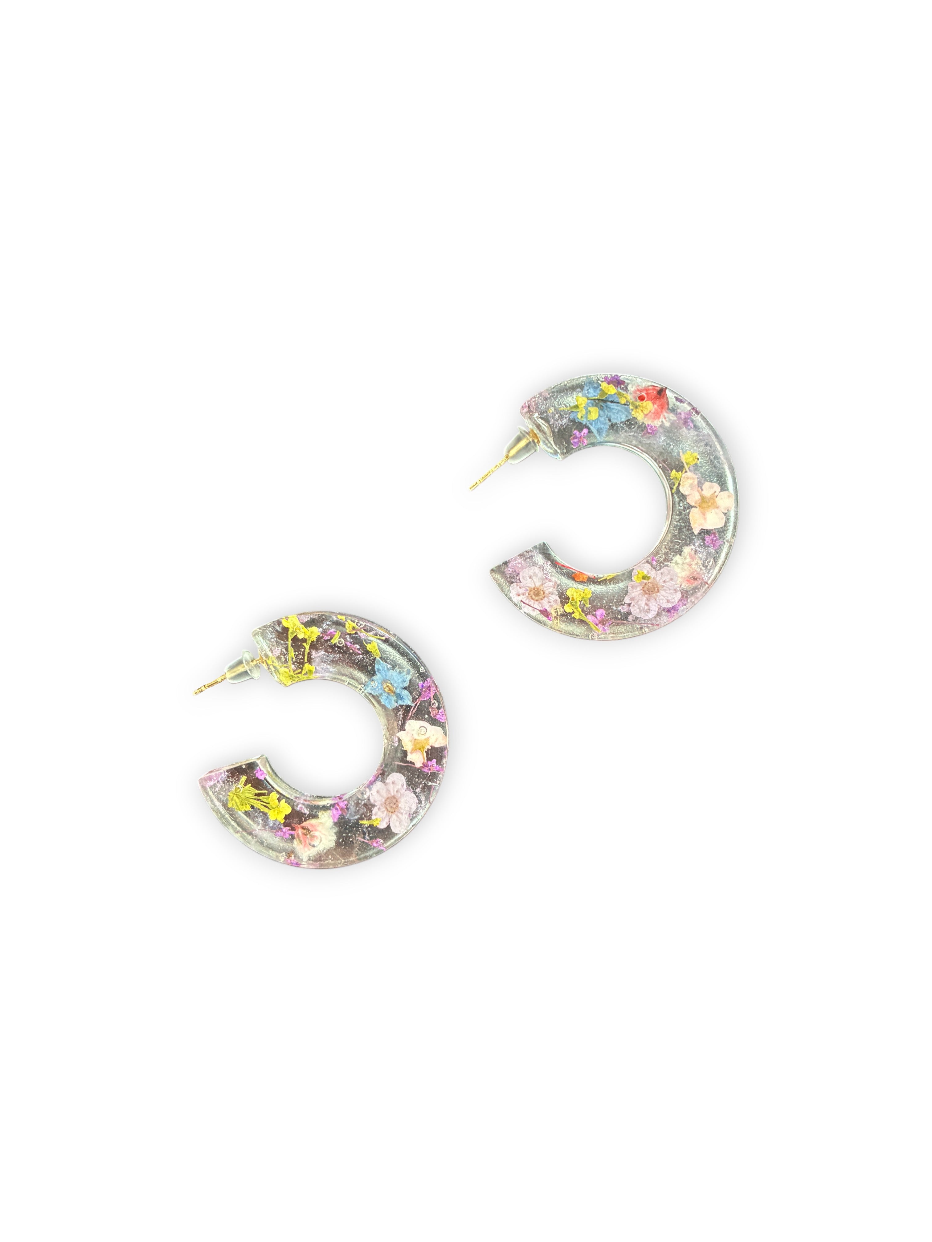 Eternal Bloom Drop Resin Earrings