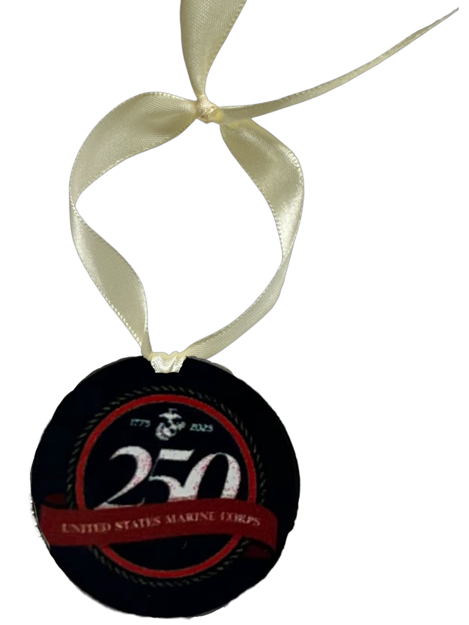 Officially Licensed Military Ornament – 250th Anniversary Collection (Army, Navy, Marine) Made in USA