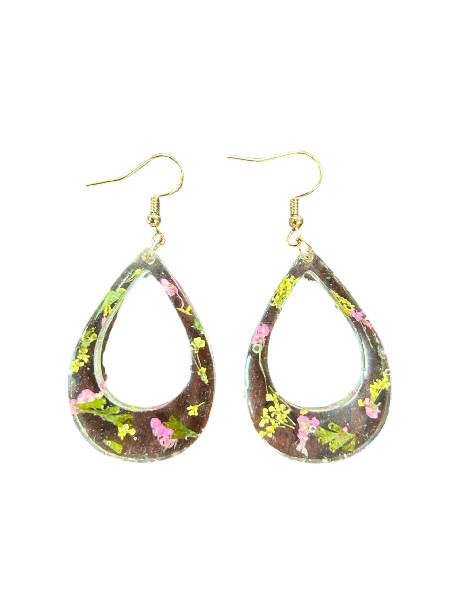 Eternal Bloom Drop Resin Earrings