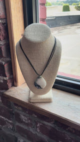 Striking Mexican Jasper Triangle Pendant | Earthy Elegance & Grounding Energy