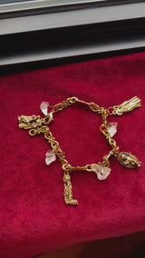 Gold Christian Nativity Scene Charm Bracelet | A Timeless Treasure