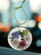 Handmade Pressed Flower Resin Suncatcher | Michelle Marie Boutique