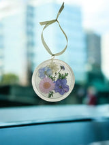 Handmade Pressed Flower Resin Suncatcher | Michelle Marie Boutique