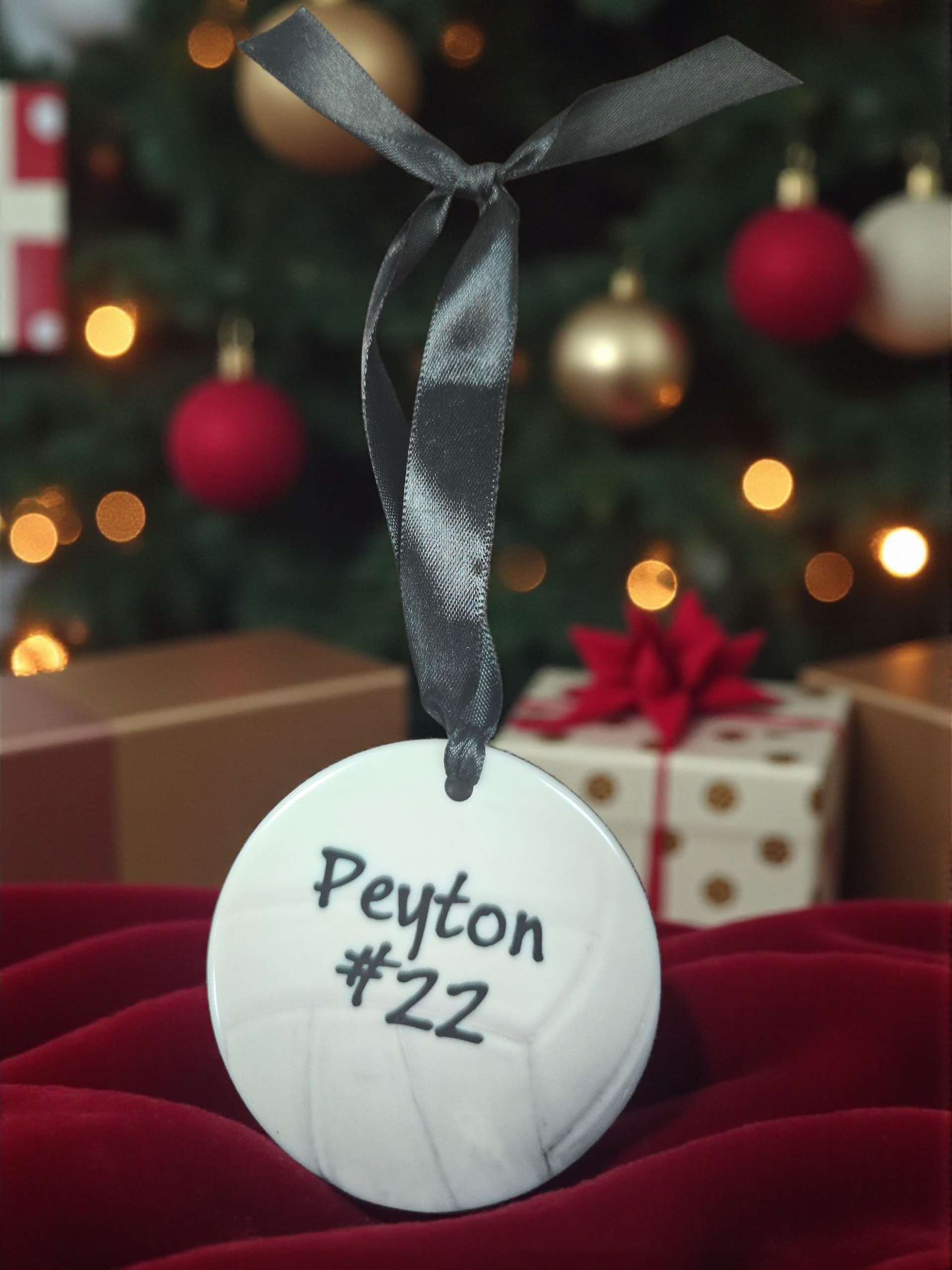 Personalized Volleyball Ornament - Perfect Gift for any Volleyball Player, Team Gifts, Family or Coach