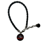 Officially Licensed Military Leather Rope Charm Bracelet – 250th Anniversary Collection (Army, Navy, Marine)